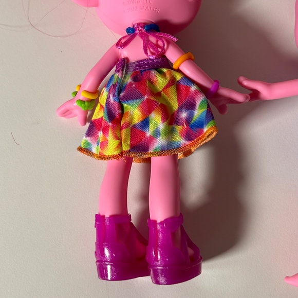 Dreamworks Troll Dolls Set Of 5 Queen Poppy Spruce Bruce Floyd (33Y) - Picture 7 of 9